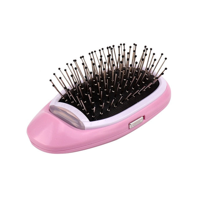 Ionic Hair Brush Portable Electric Hairbrush Anti Static Magic Negative ion Hair Massage Comb no more frizz Hair Styler dropship